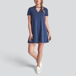 PRICE DROP!  -Z Supply Cut-out Front Tee Dress - Size M - Navy *NWT*